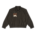 Unisex Plaid Full-Zip Track Jacket