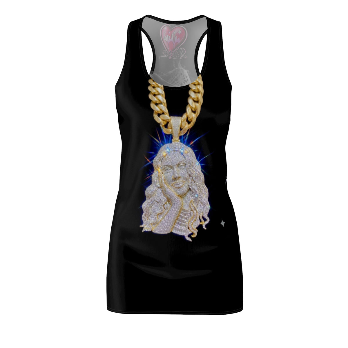 Women's Cut & Sew Racerback Dress (AOP)