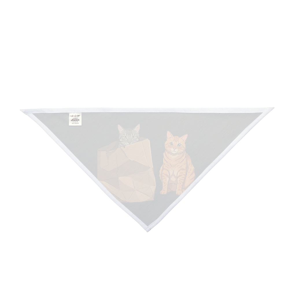 Cat Buddies Pet Bandana — Cute Cats in a Paper Bag Dog & Cat Bandana