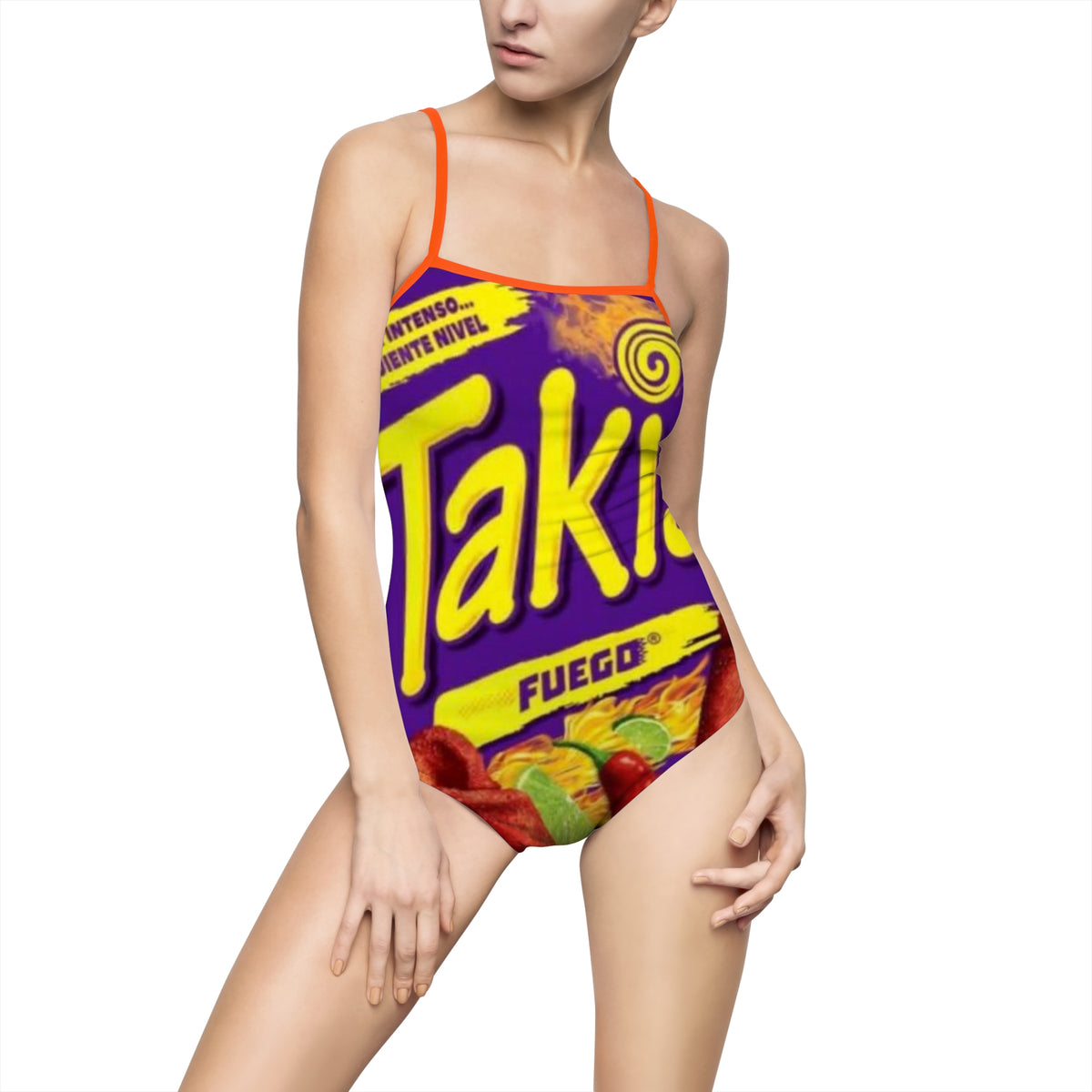 Takis Fuego Graphic One-Piece Swimsuit