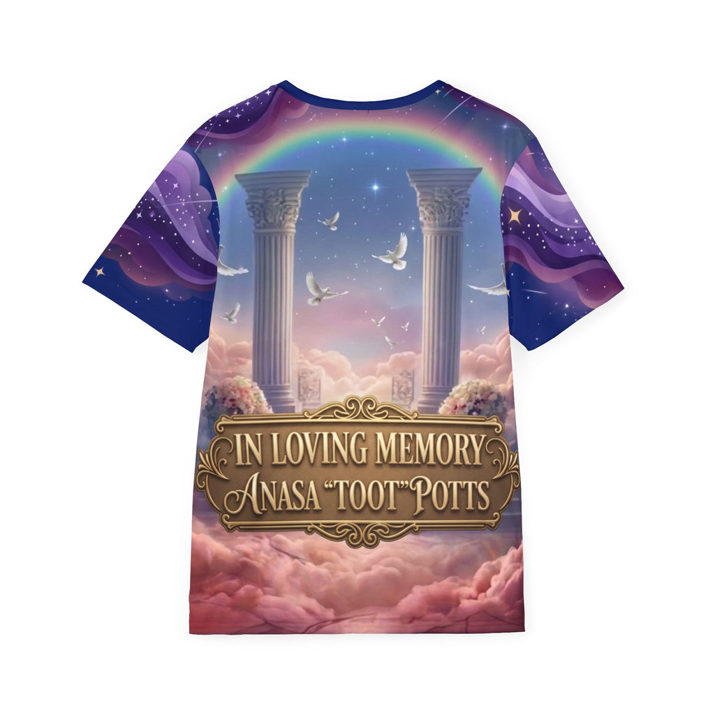 Memorial Jersey — "In Loving Memory Anasa 'Toot' Potts" All-Over Print