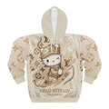Hello Kitty Luxury Monogram Hoodie — "Hello Kitty x LV" Gilded Age Pullover