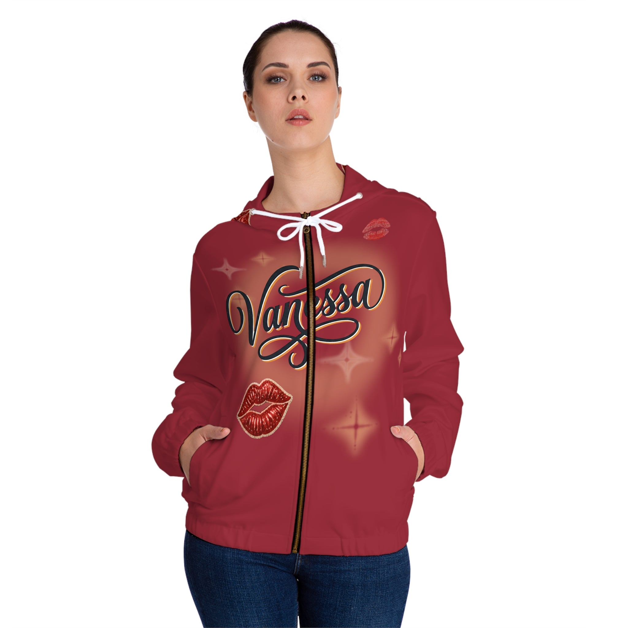 Vanessa 'Marry Me' Personalized Zip Hoodie