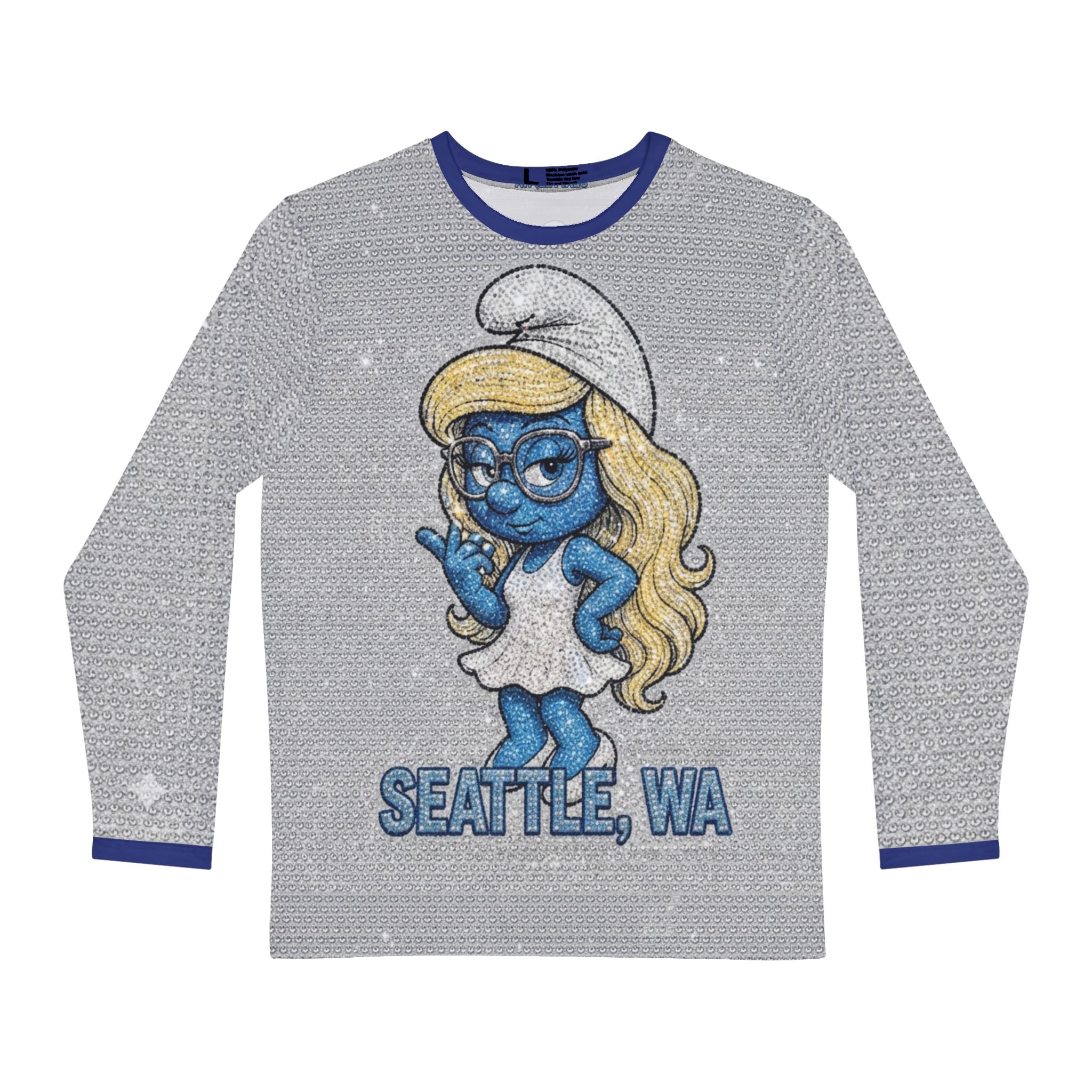 Seattle Smurfette Long Sleeve Shirt