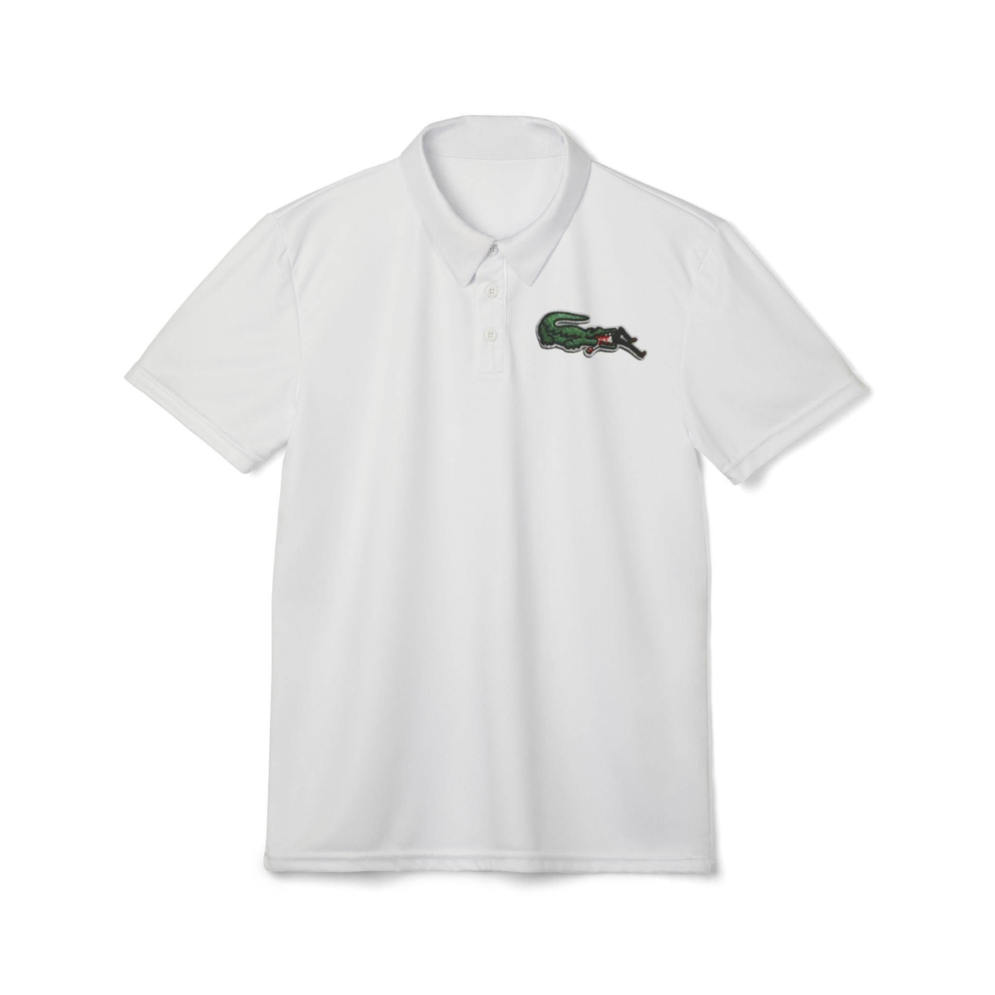 Crocodile Logo Polo Shirt – Classic Embroidered Chest Polo