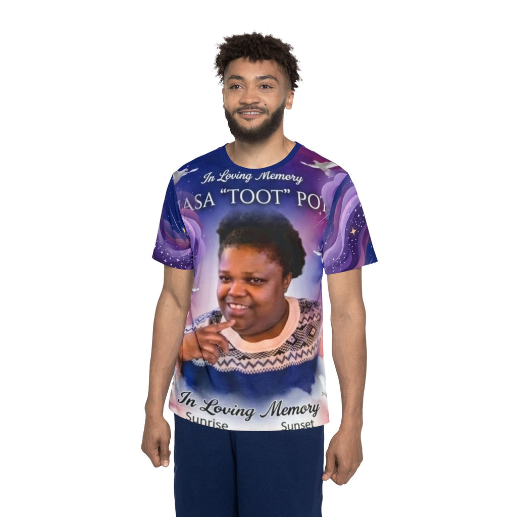 Memorial Jersey — "In Loving Memory Anasa 'Toot' Potts" All-Over Print