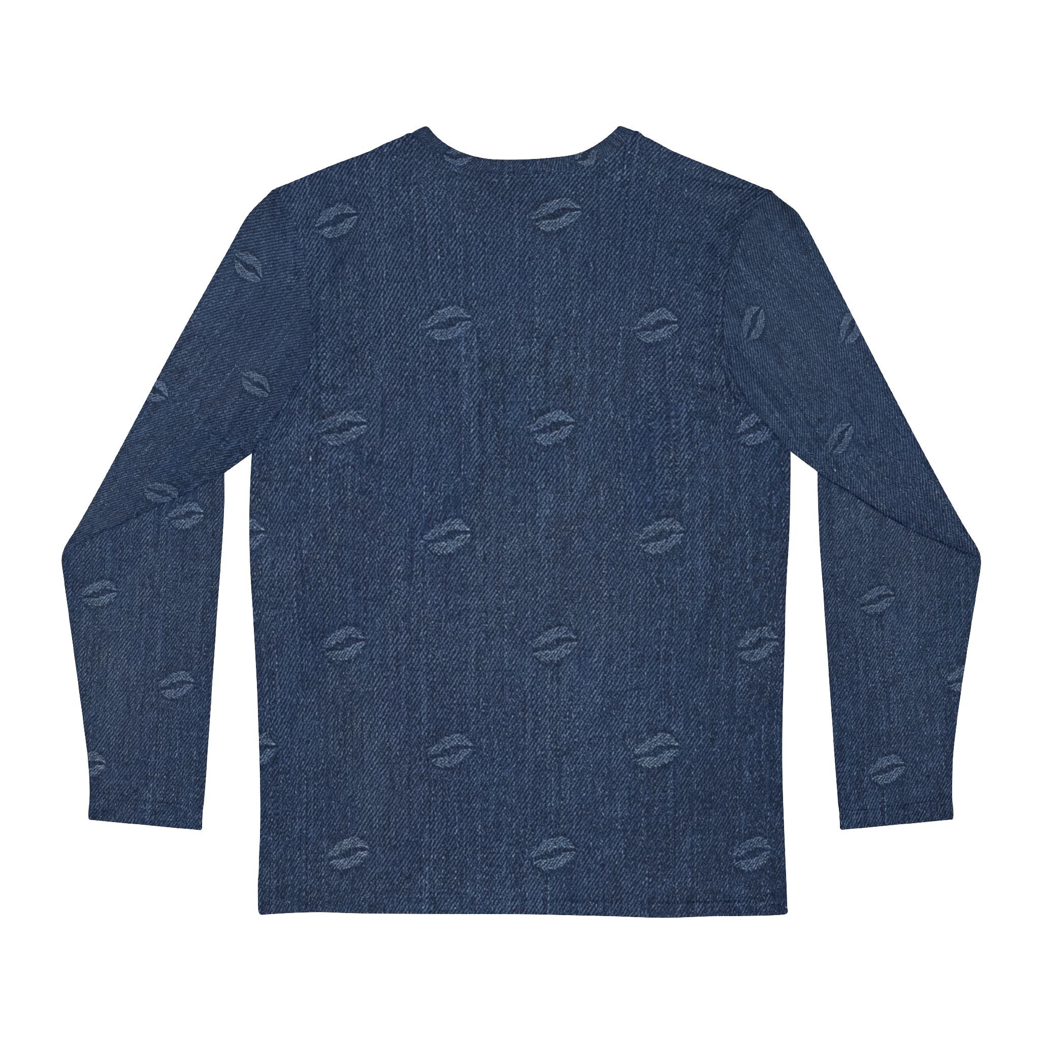 Kiss Pattern Long Sleeve Shirt