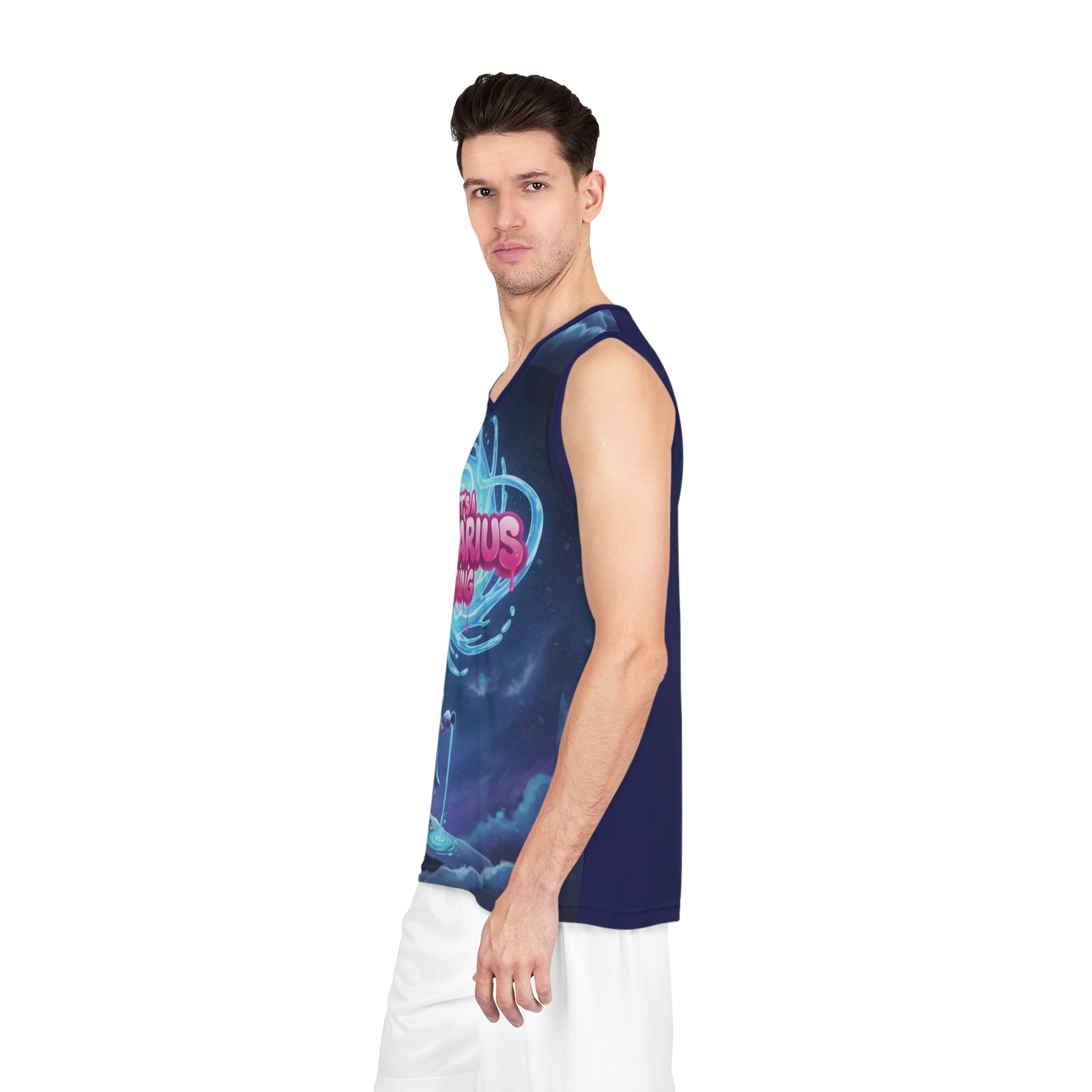 Aquarius Zodiac Basketball Jersey – "It's a Aquarius Thing" Cosmic Tank Top