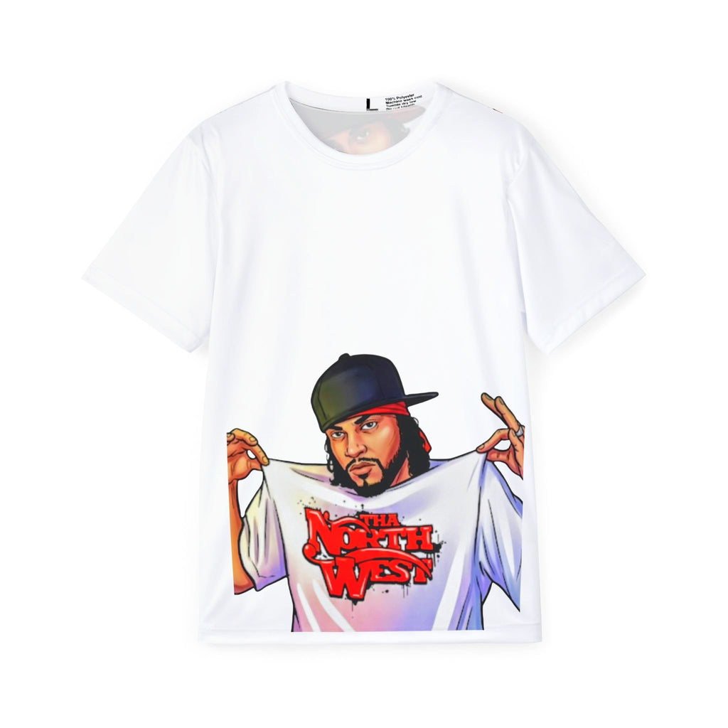North West Rapper Graphic T‑Shirt — Men's All‑Over Print Jersey
