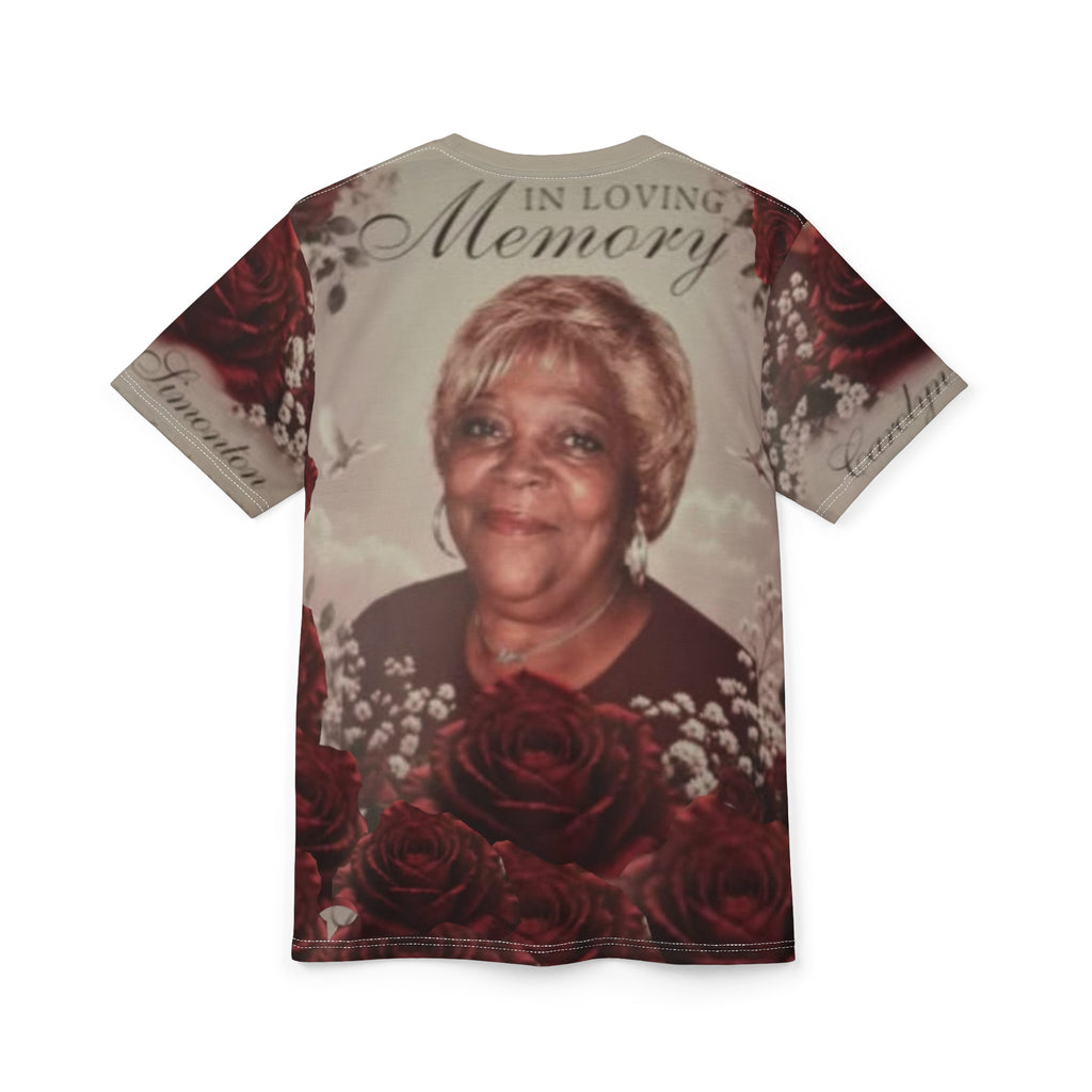 AUNTIE /Memorial Photo Tribute Tee — "In Loving Memory" Personalized All-Over Print