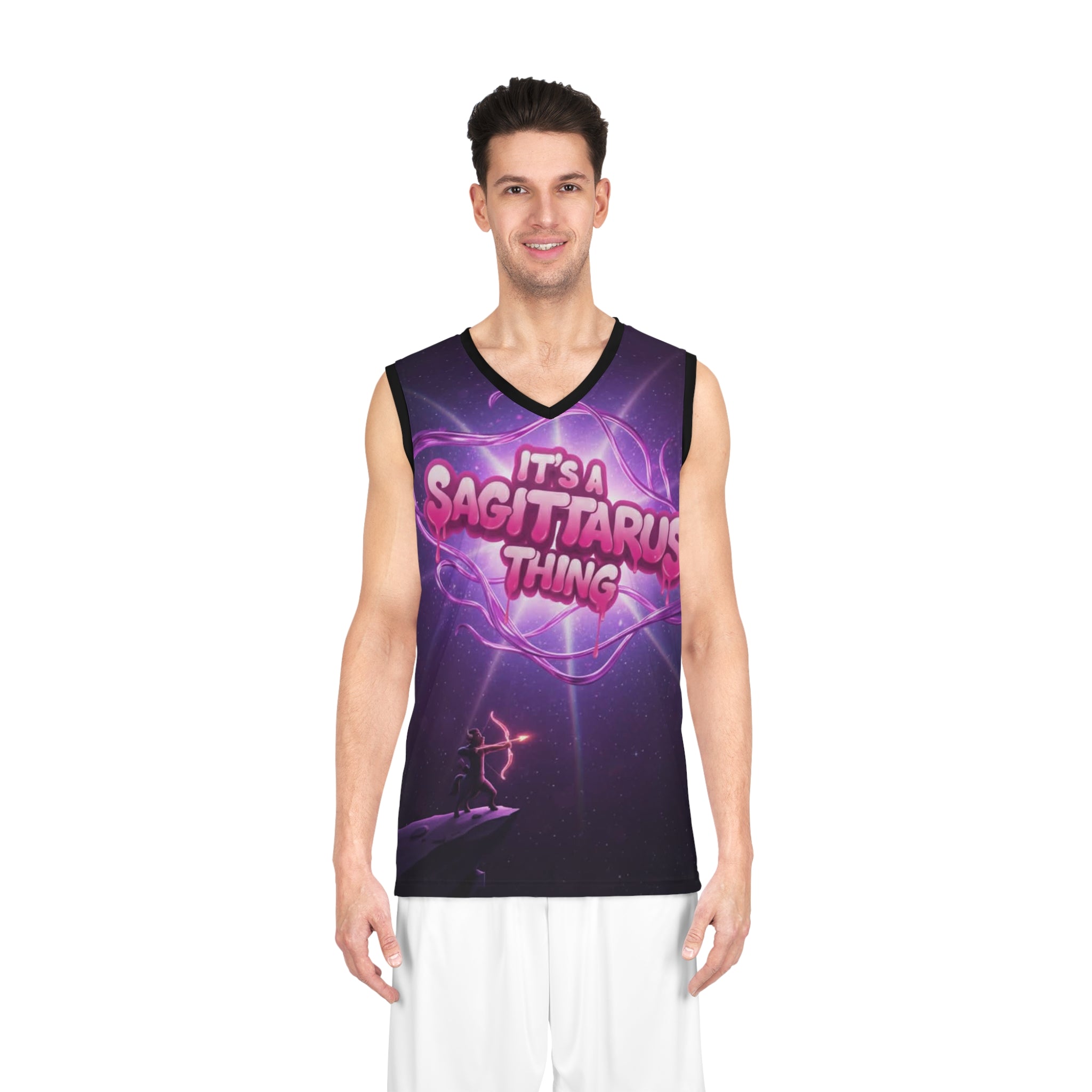Sagittarius Basketball Jersey - "It's a Sagittarius Thing" Astrological Tank Top