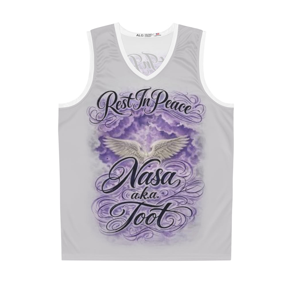 Memorial Basketball Jersey – "Rest In Peace Nasa (aka Toot)" Tribute Tank