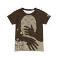 Women's Graphic Tee — 'MUAH' Luxe Monogram Kiss Short Sleeve Shirt