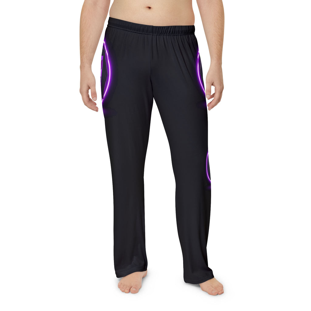 Neon Retro Pajama Pants — 7-Eleven Logo All-Over Print Lounge Pants