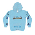 Children's Hoodie — Smurfette Seattle Blue Butterfly All-Over Print