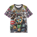 Urban Teddy Graffiti Sports Jersey — Hip Hop Bear AOP Tee