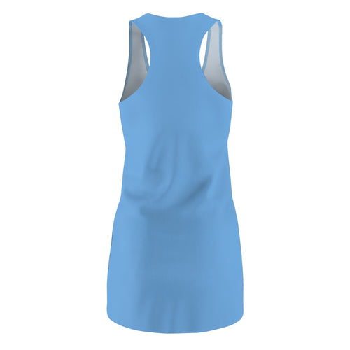 Betty Boop Blue Racerback Dress — Retro Pin-Up AOP Sundress