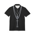 Space Needle Necklace Polo Shirt — Seattle S Chain Graphic Polo