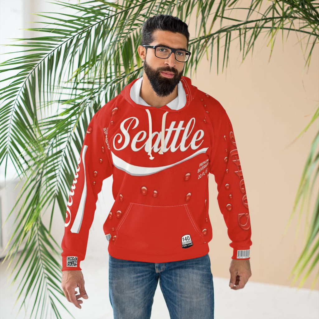 Seattle Soda-Inspired Hoodie — Red Bubble Graphic Pullover