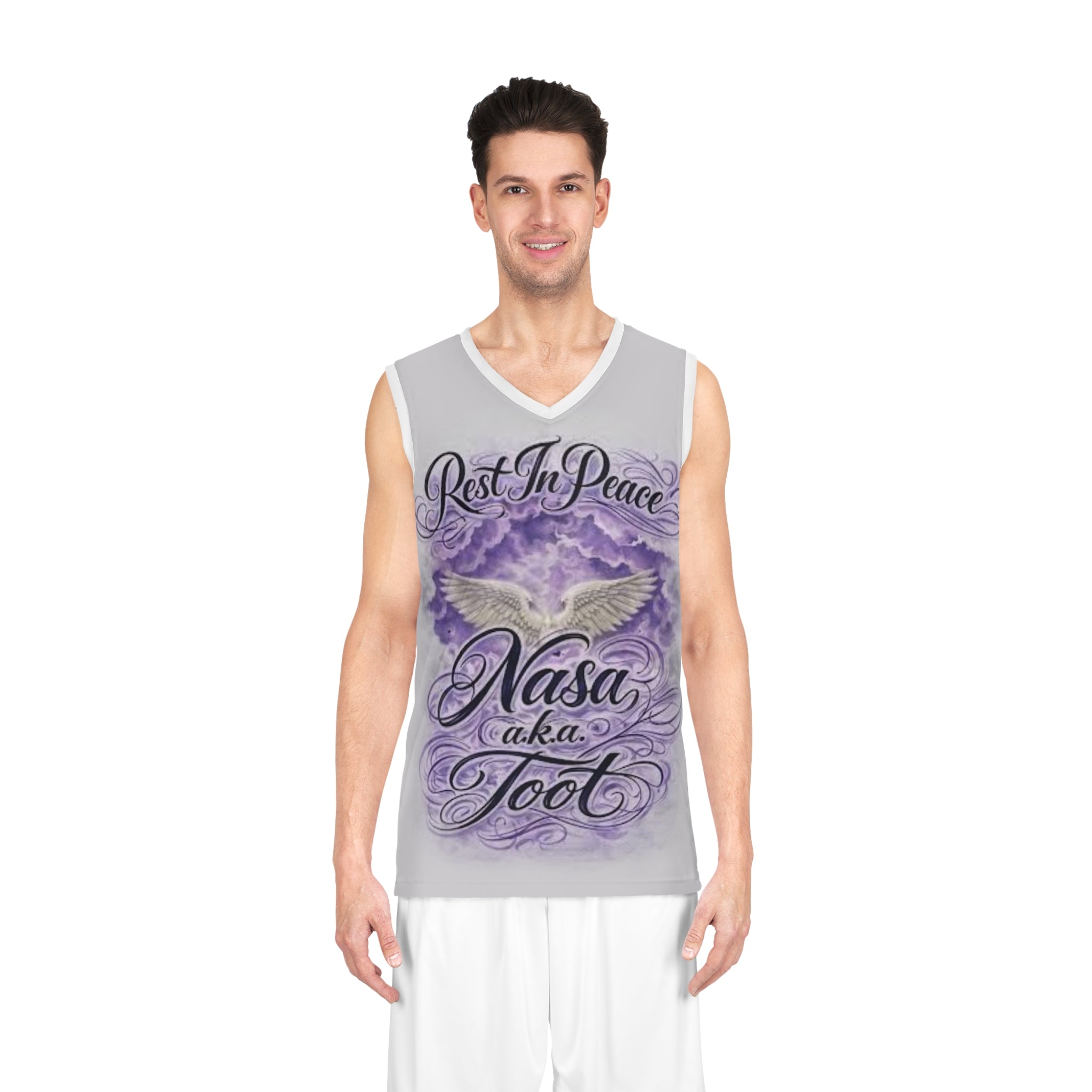 Memorial Basketball Jersey – "Rest In Peace Nasa (aka Toot)" Tribute Tank