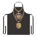 Apron — Gold Chain Medallion & GHS Shield Graphic Apron