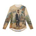 Men’s Long Sleeve UV Shirt — Vintage City Portrait "Kent" All-Over Print