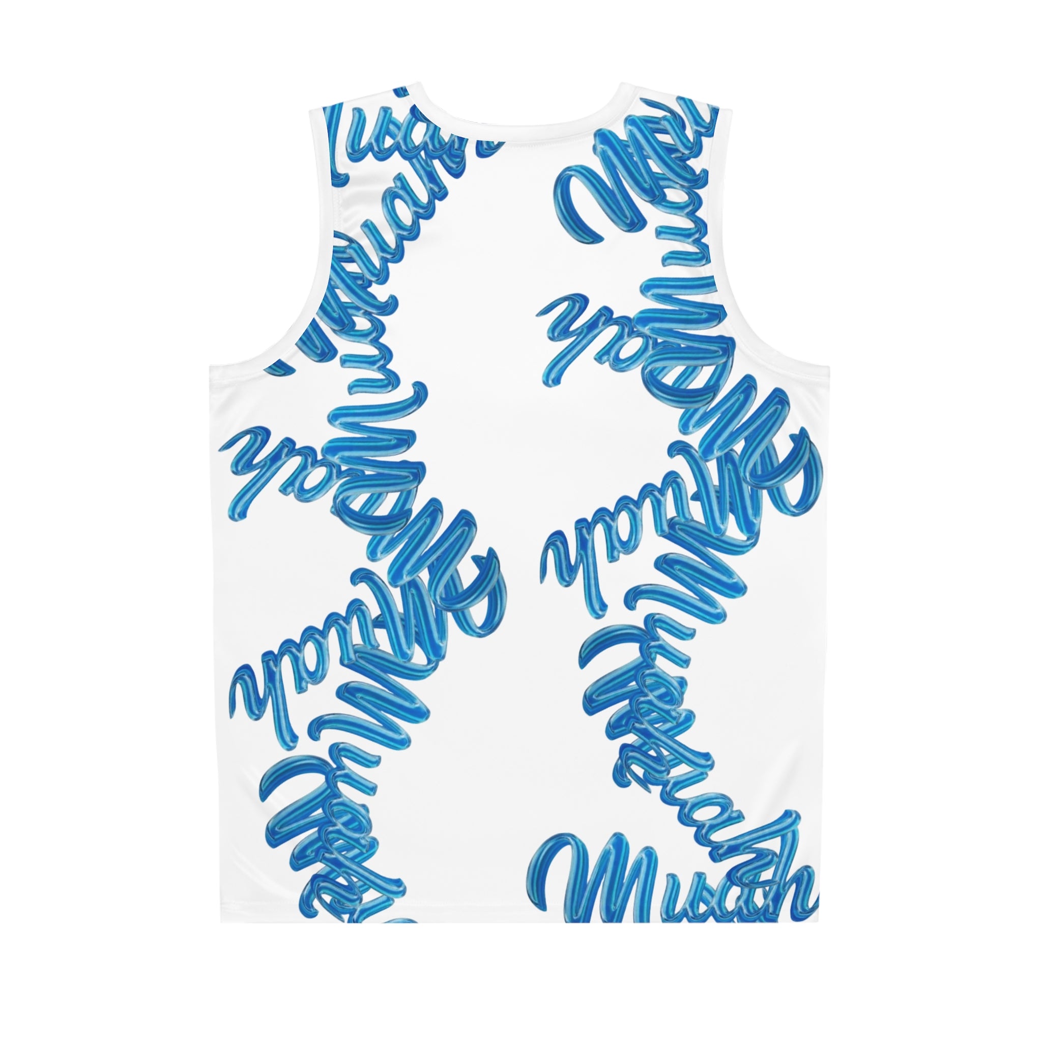 Heart Bubble Basketball Jersey — Pastel Hearts All-Over Print