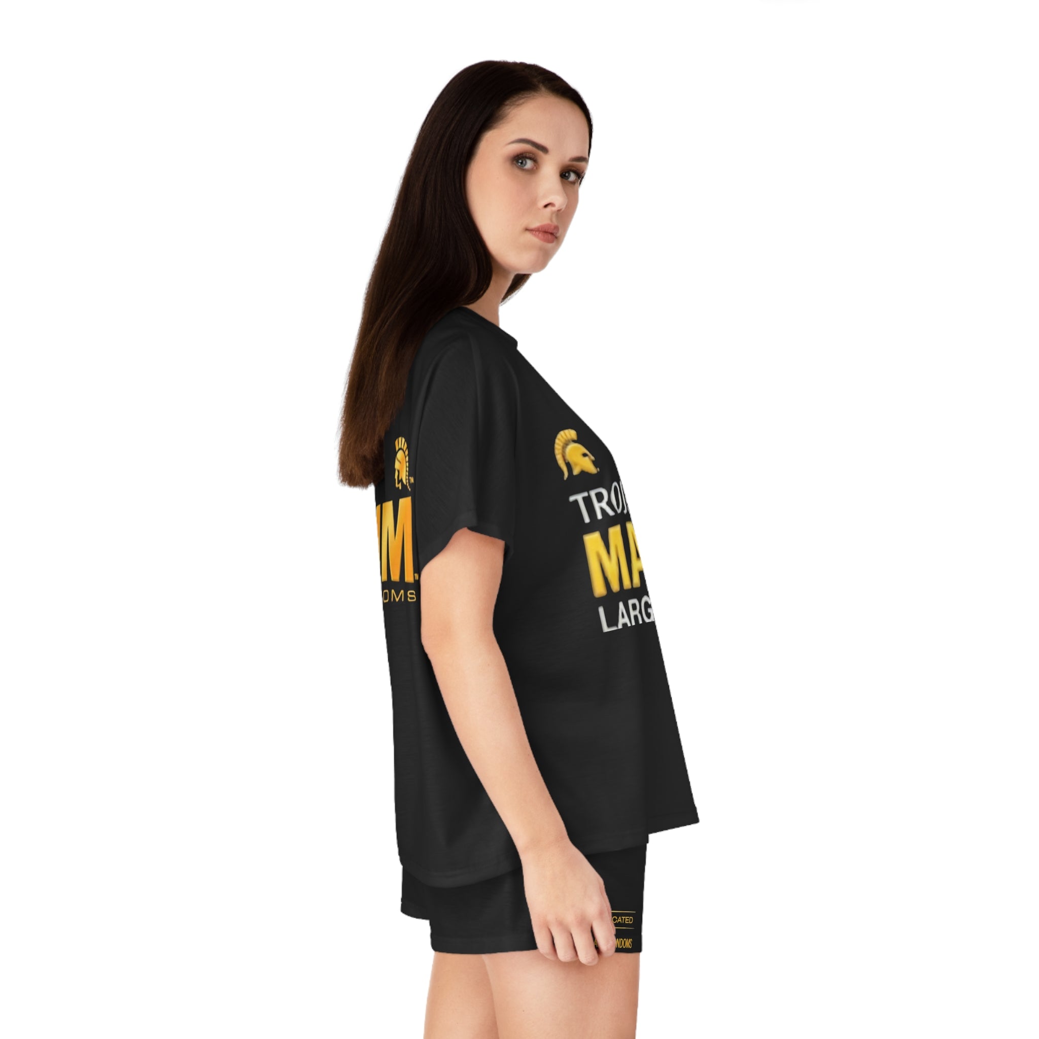 Magnum-Branded Women’s Pajama Set — Novelty Sleep Tee & Shorts