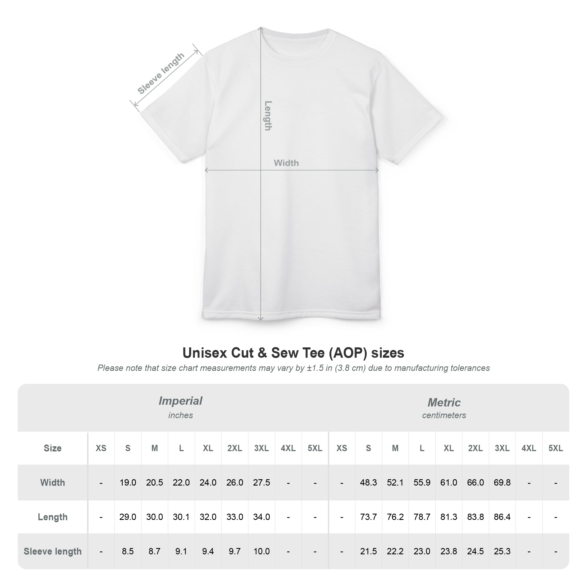 Dragon Over City All-Over Print Tee
