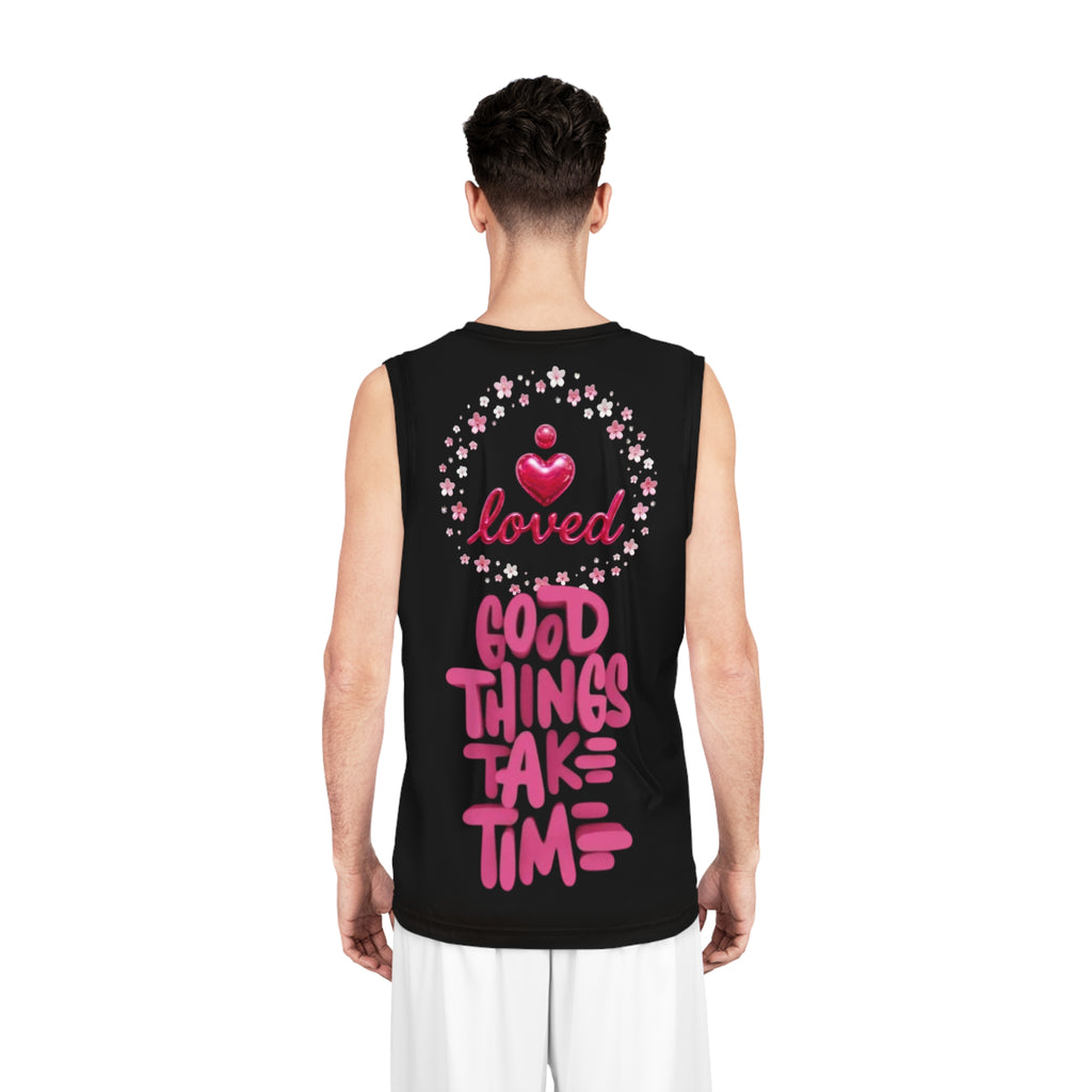 Kiss Me 2xS Disco Lips Basketball Jersey