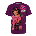 Stay On Your Shit Tee — Retro Betty Boop Style Motivational Graphic T‑Shirt