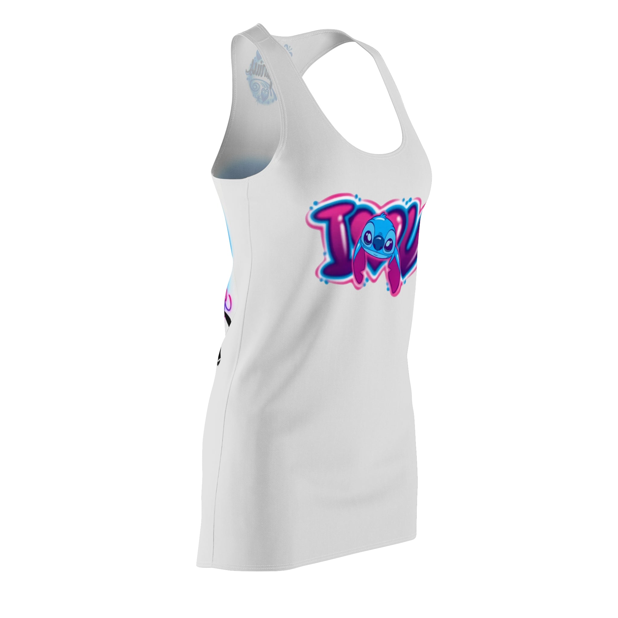 Seattle Neon Skyline Racerback Dress — IU Graphic