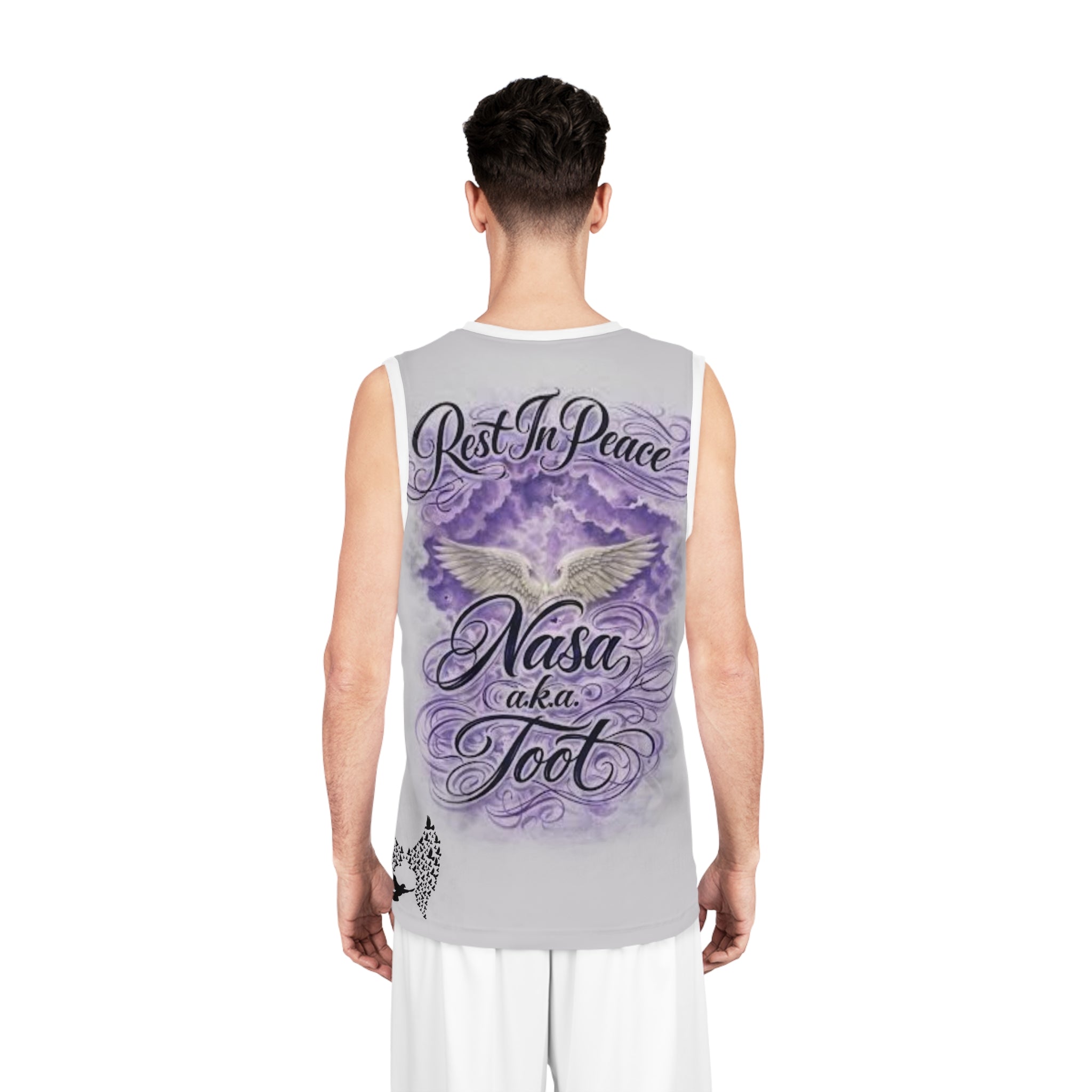 Memorial Basketball Jersey – "Rest In Peace Nasa (aka Toot)" Tribute Tank