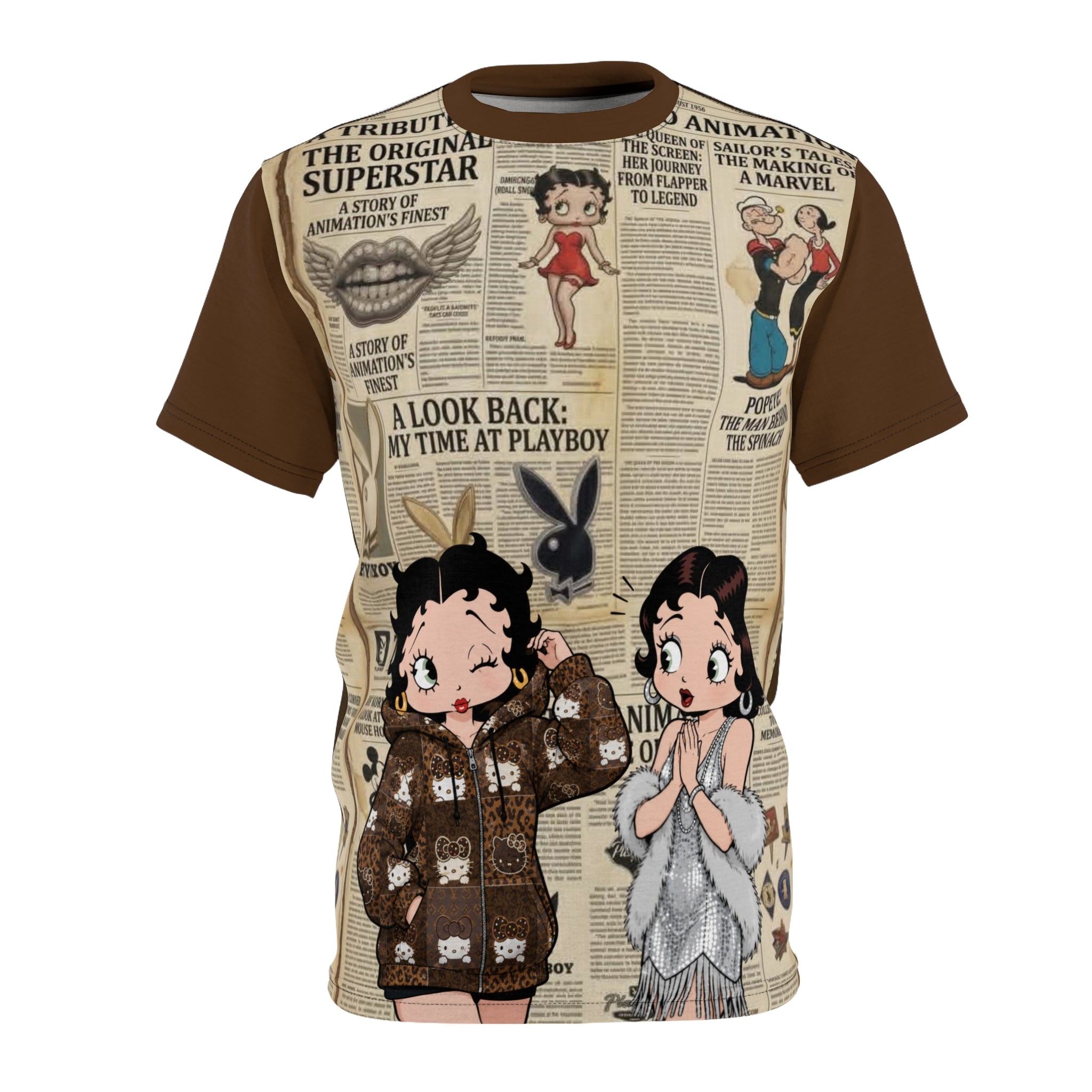Mythic Blue Goddesses All-Over Print Tee