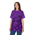 Happy Birthday Purple All-Over Print Tee