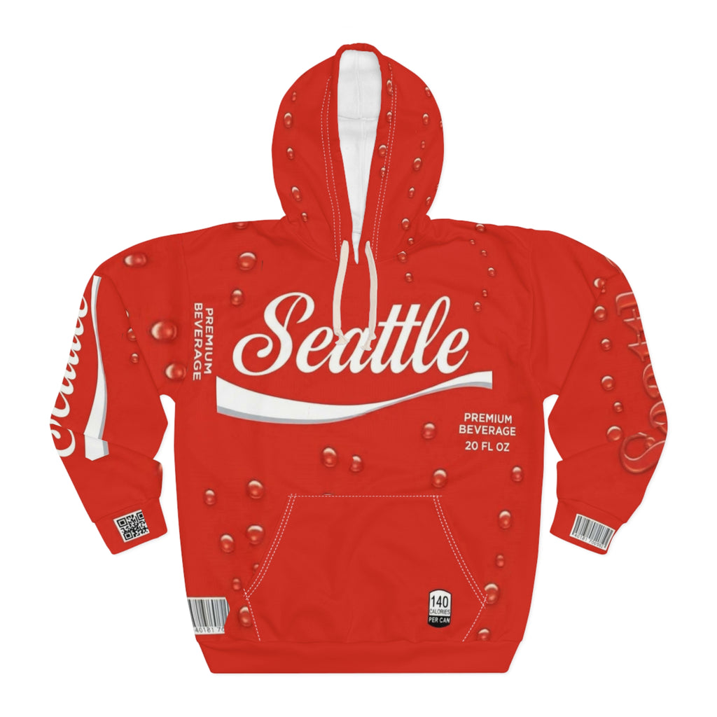 Seattle Soda-Inspired Hoodie — Red Bubble Graphic Pullover