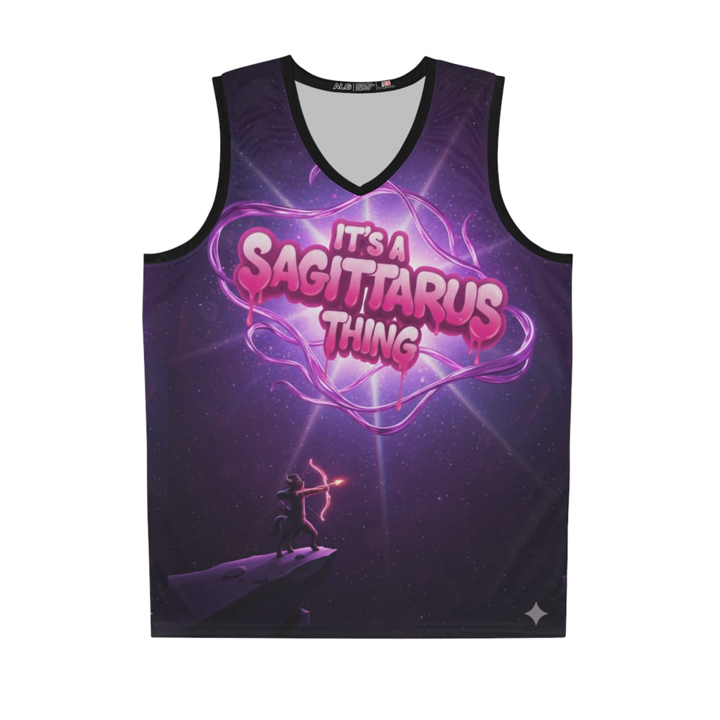 Sagittarius Basketball Jersey - "It's a Sagittarius Thing" Astrological Tank Top