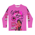 Long Sleeve Shirt - Pink "Spring Break 2025" Birthday Girl Sagittarius Graphic