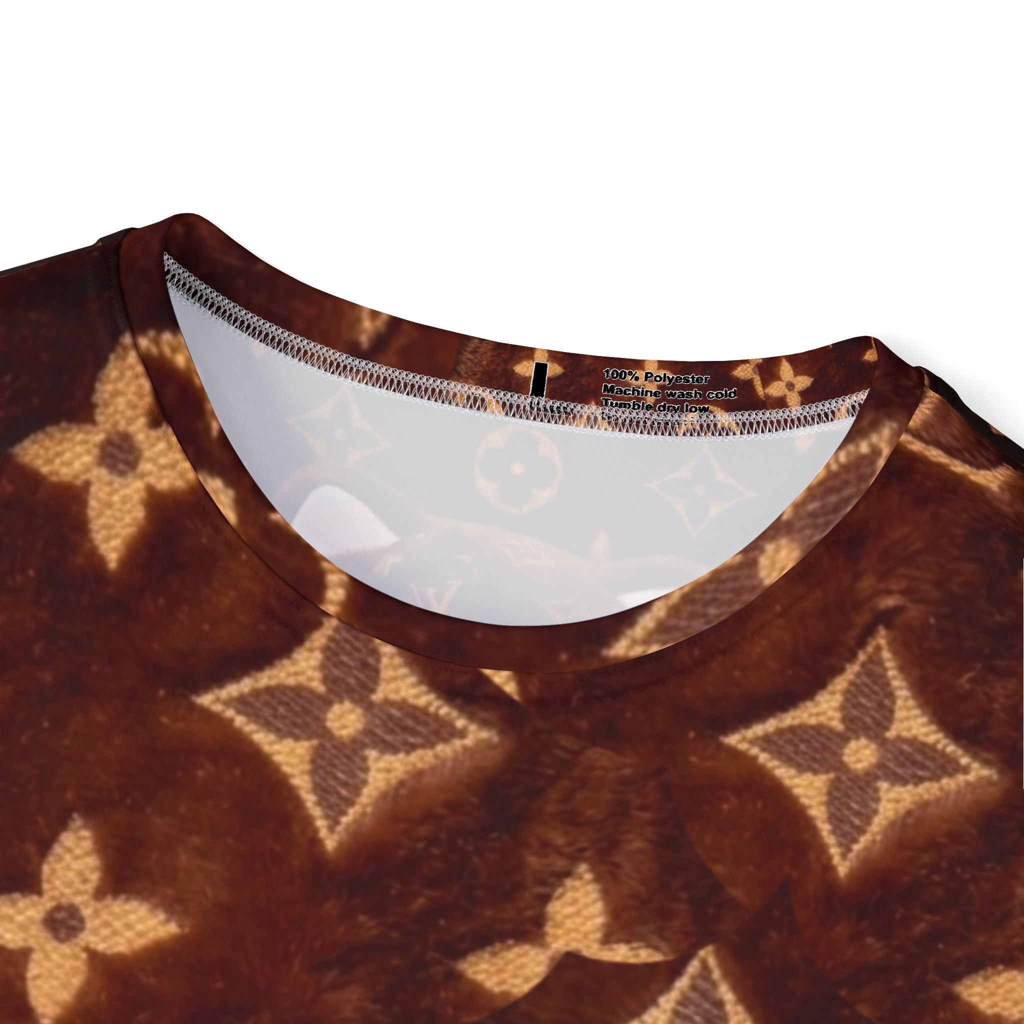 Graphic Sports Jersey — Luxe Monogram & Playful Kitty All-Over Print