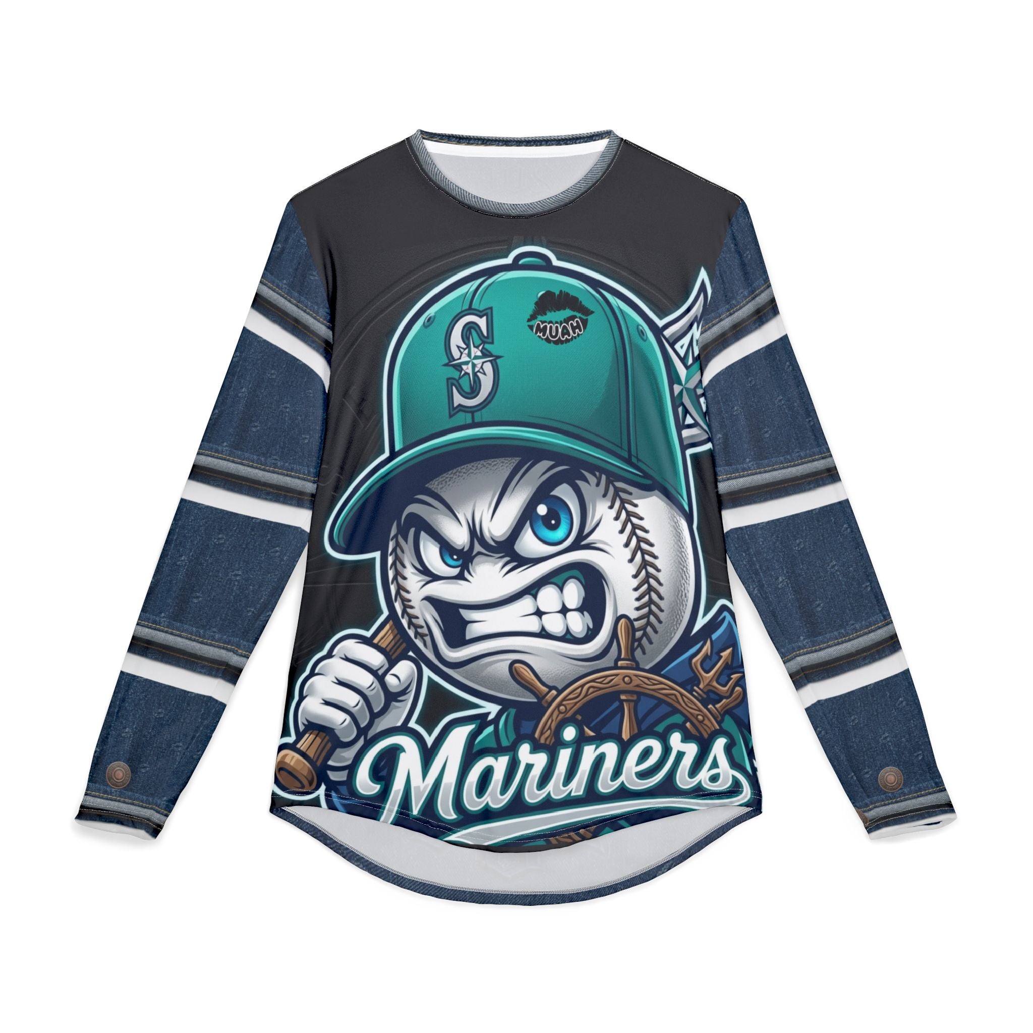 Mariners Mascot Long Sleeve UV Shirt