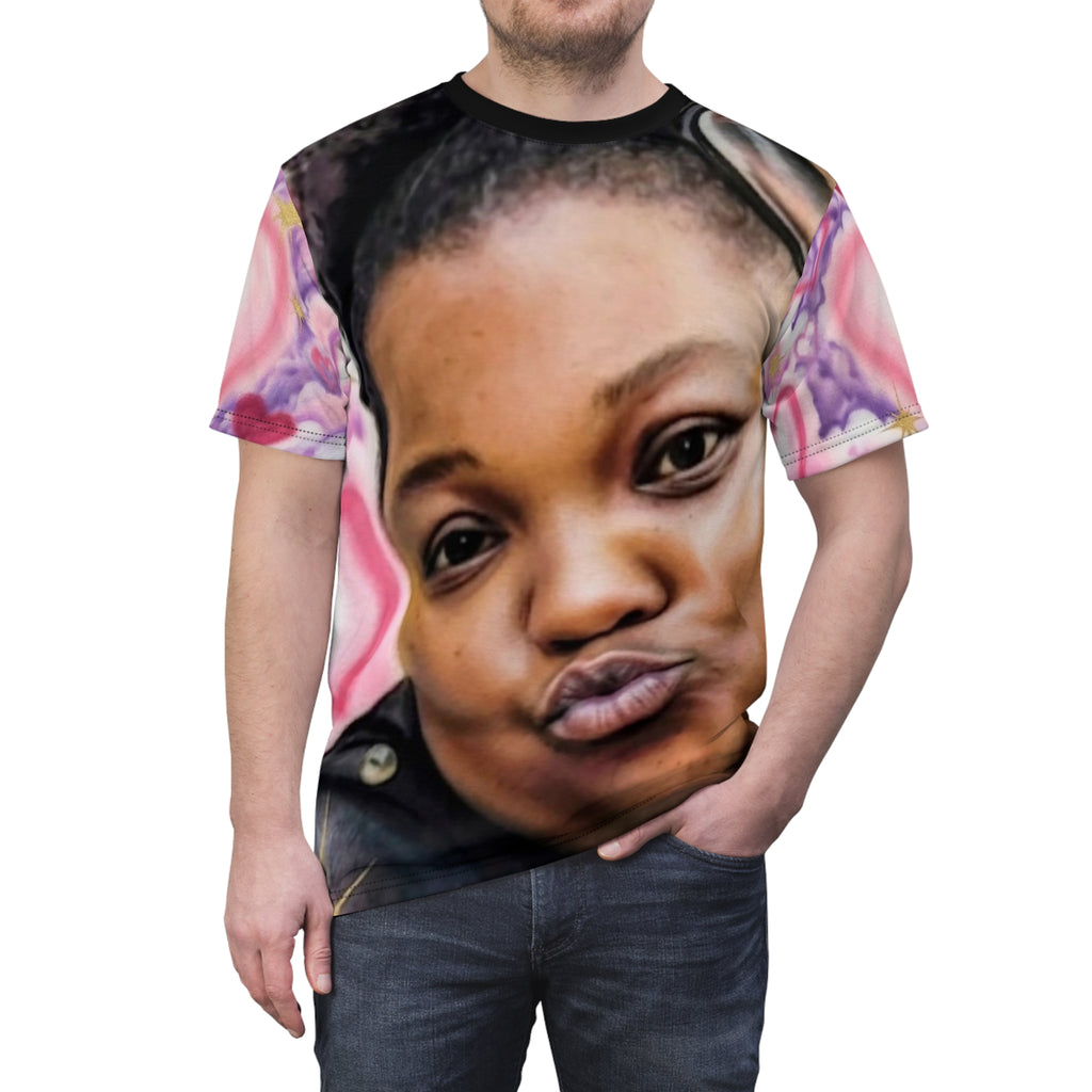 ANASA RIP Collage Tee — Heart Graffiti Portrait Shirt