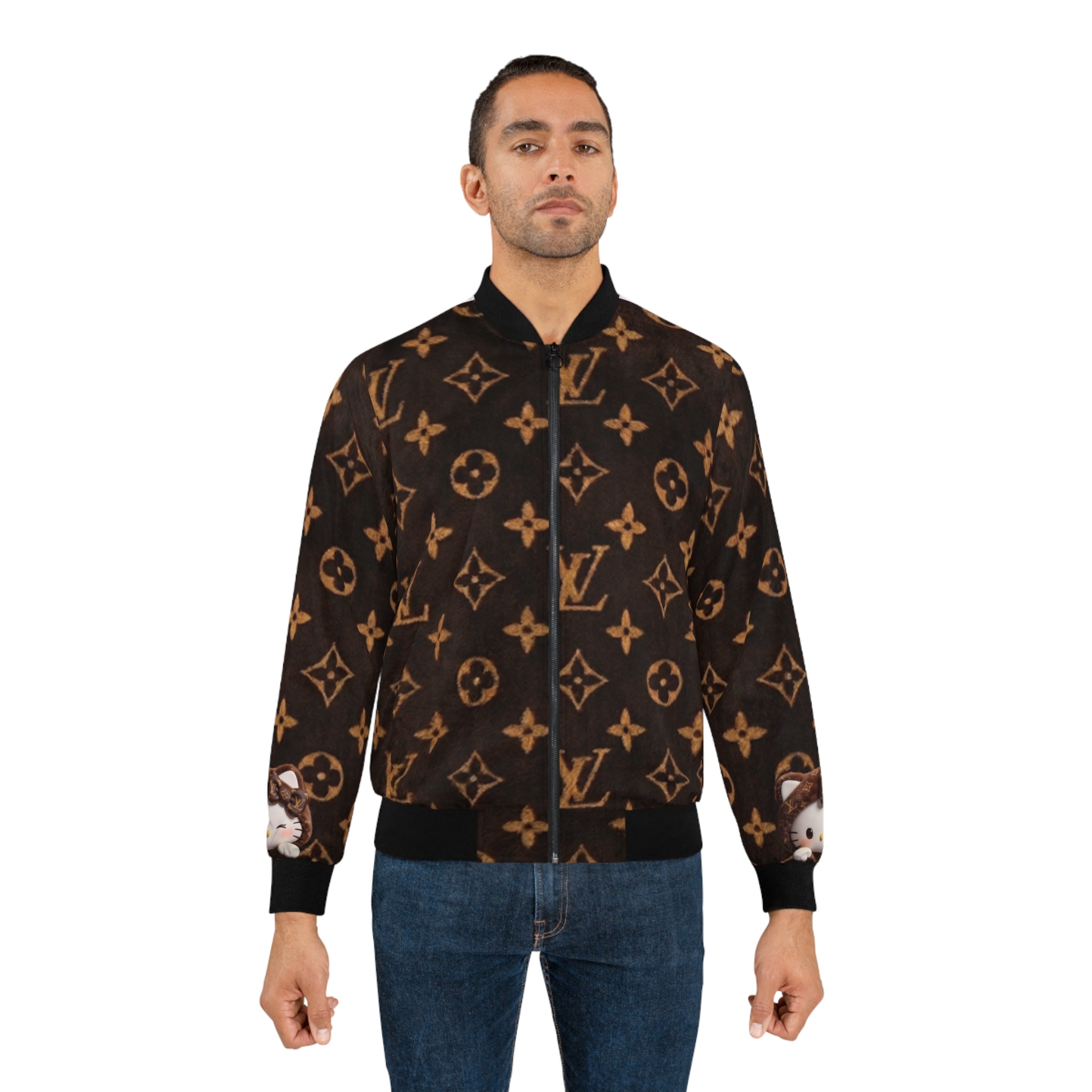 Hello Kitty Luxury Monogram Bomber Jacket