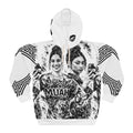 Graphic Hoodie — Black & White Muah Kiss Art Pullover