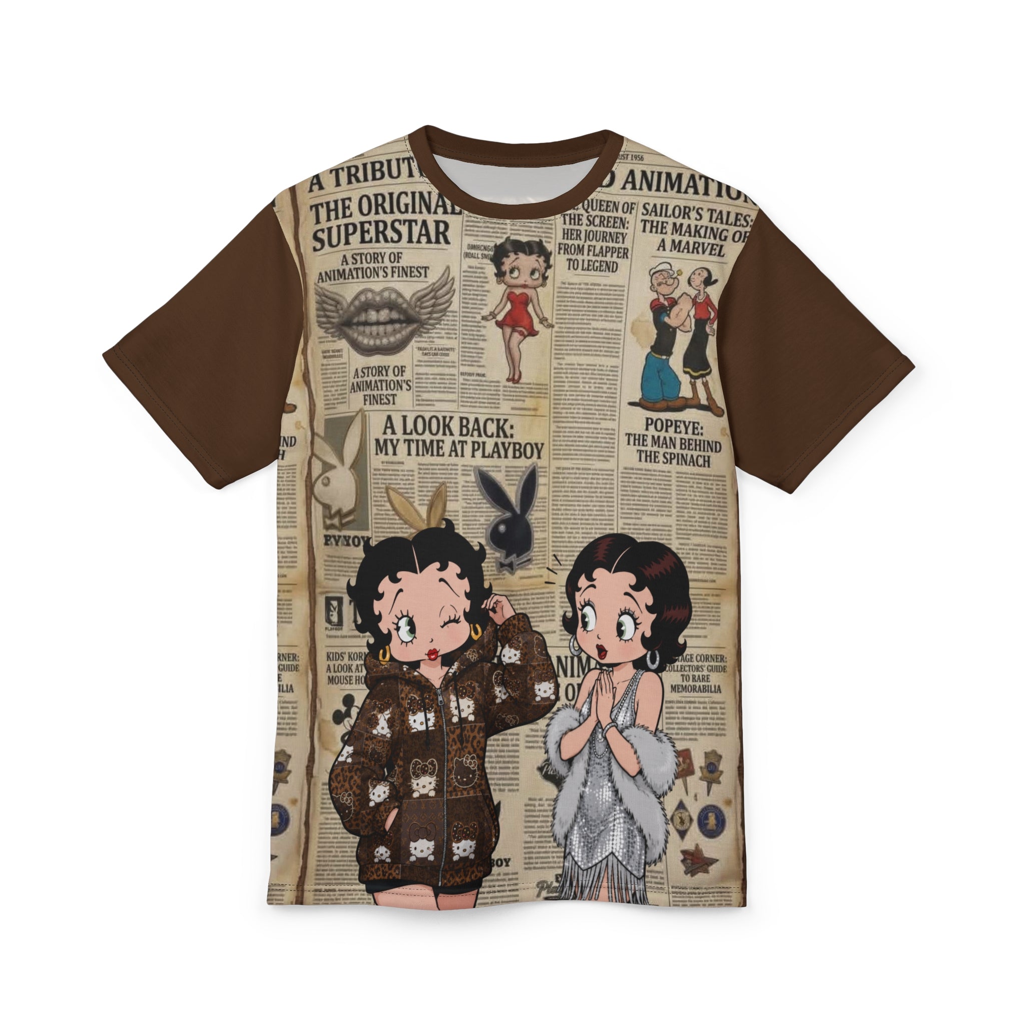 Mythic Blue Goddesses All-Over Print Tee