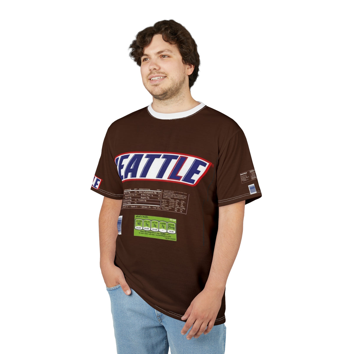 Seattle Candy Bar Graphic Tee — Vintage Snack Label Design