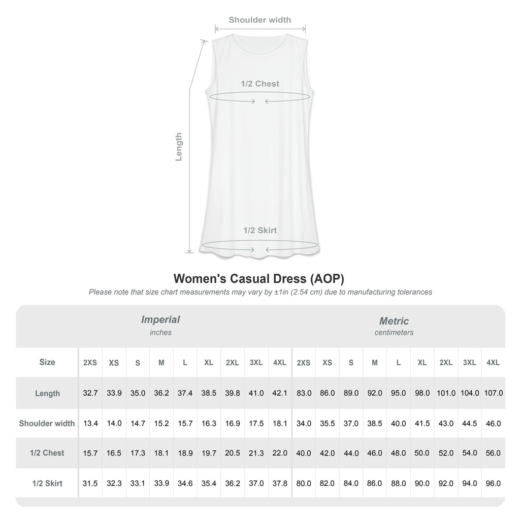Zip-Up Kiss Dress — Women's Casual AOP Novelty Dress