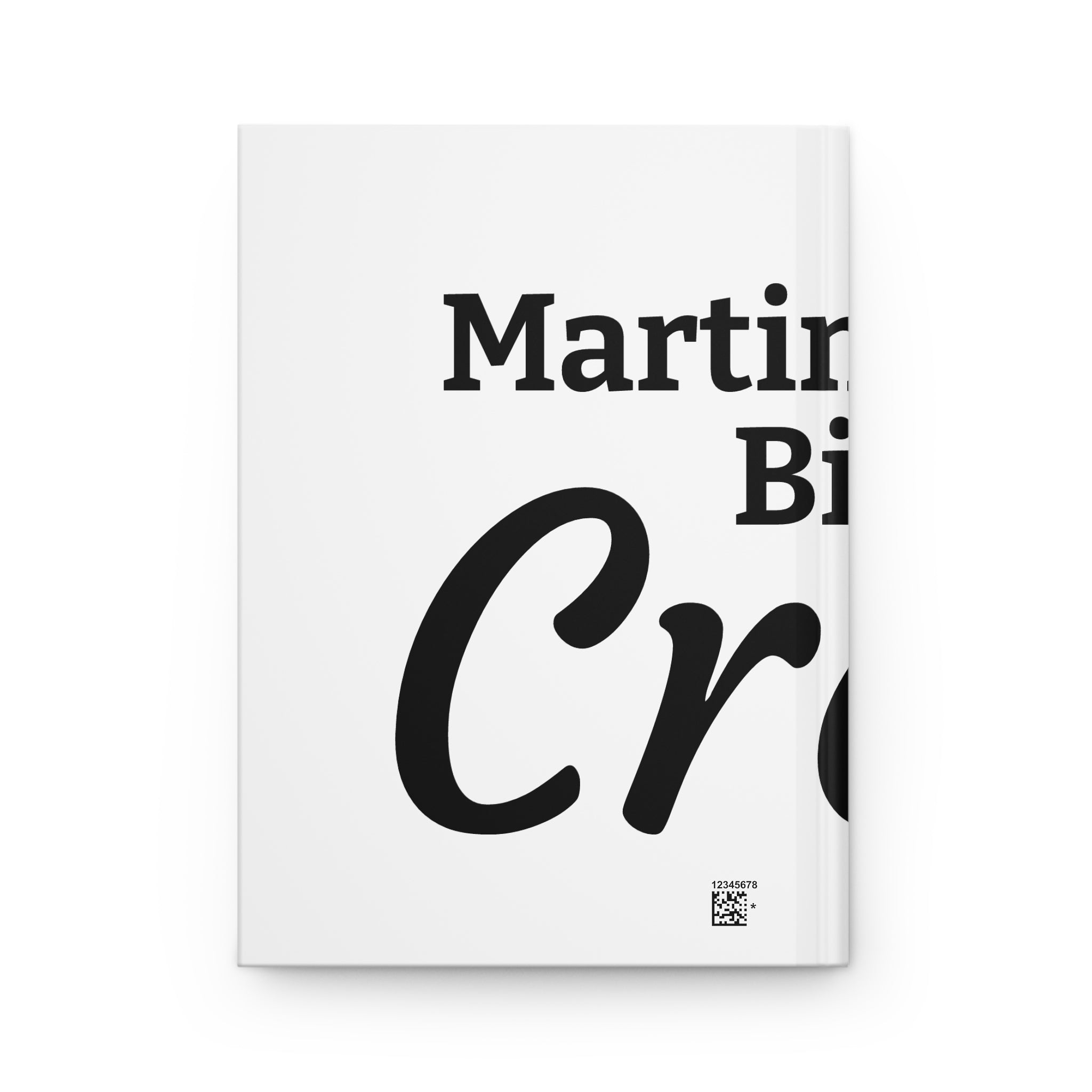 Personalized 50th Birthday Hardcover Journal — Custom Name CroW Design