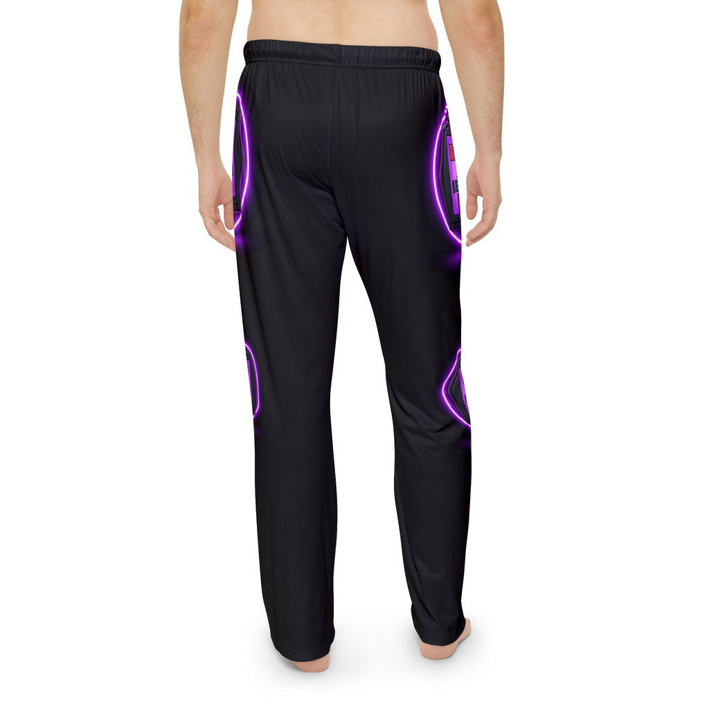 Neon Retro Pajama Pants — 7-Eleven Logo All-Over Print Lounge Pants