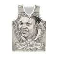 Memorial Portrait Basketball Jersey — "Rest Toot Peace" Tribute