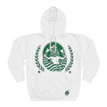 Mermaid Emblem Hoodie — Green Siren Logo Pullover